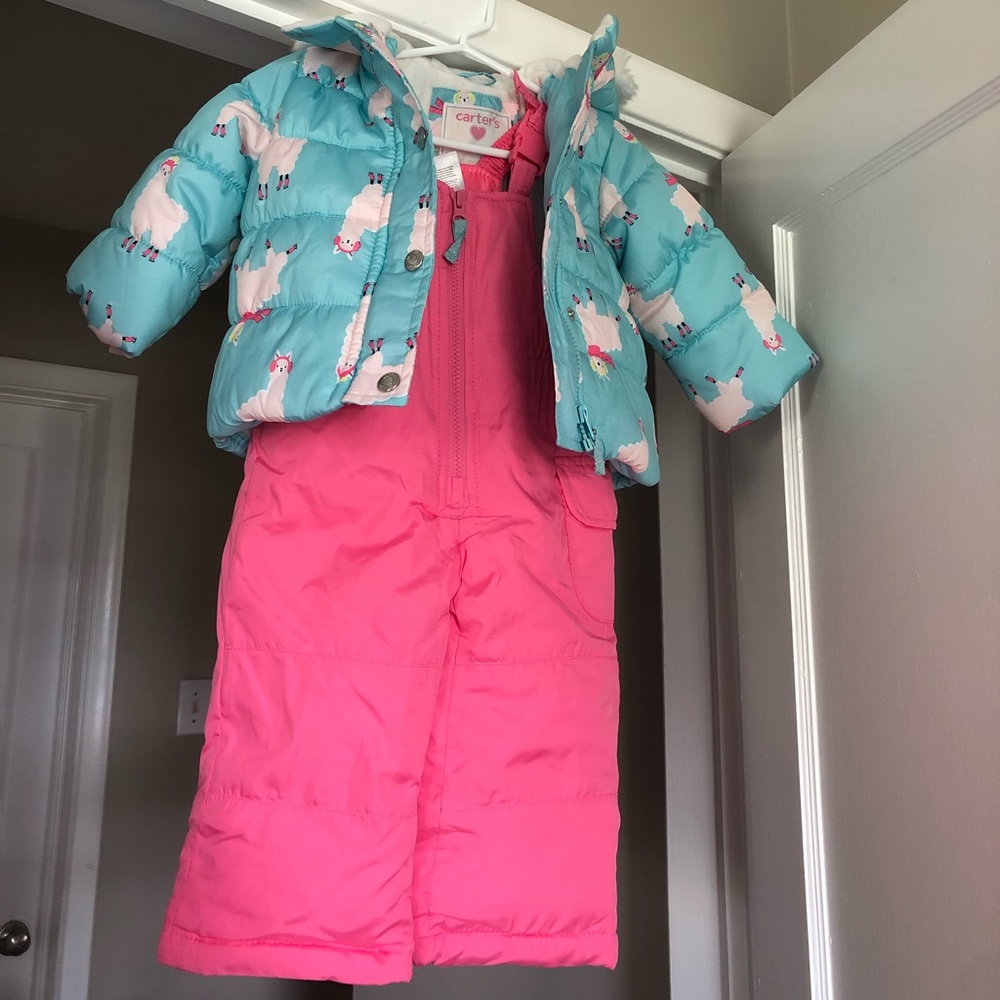 Baby girl snow suit